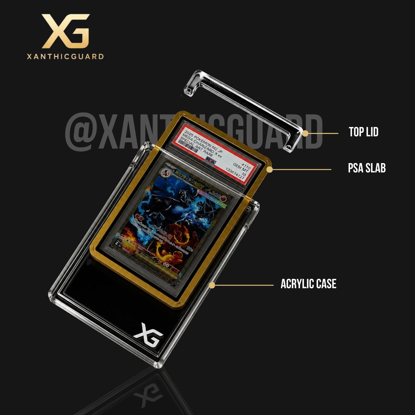 Xanthicguard UV-Protected Slab Acrylic Case