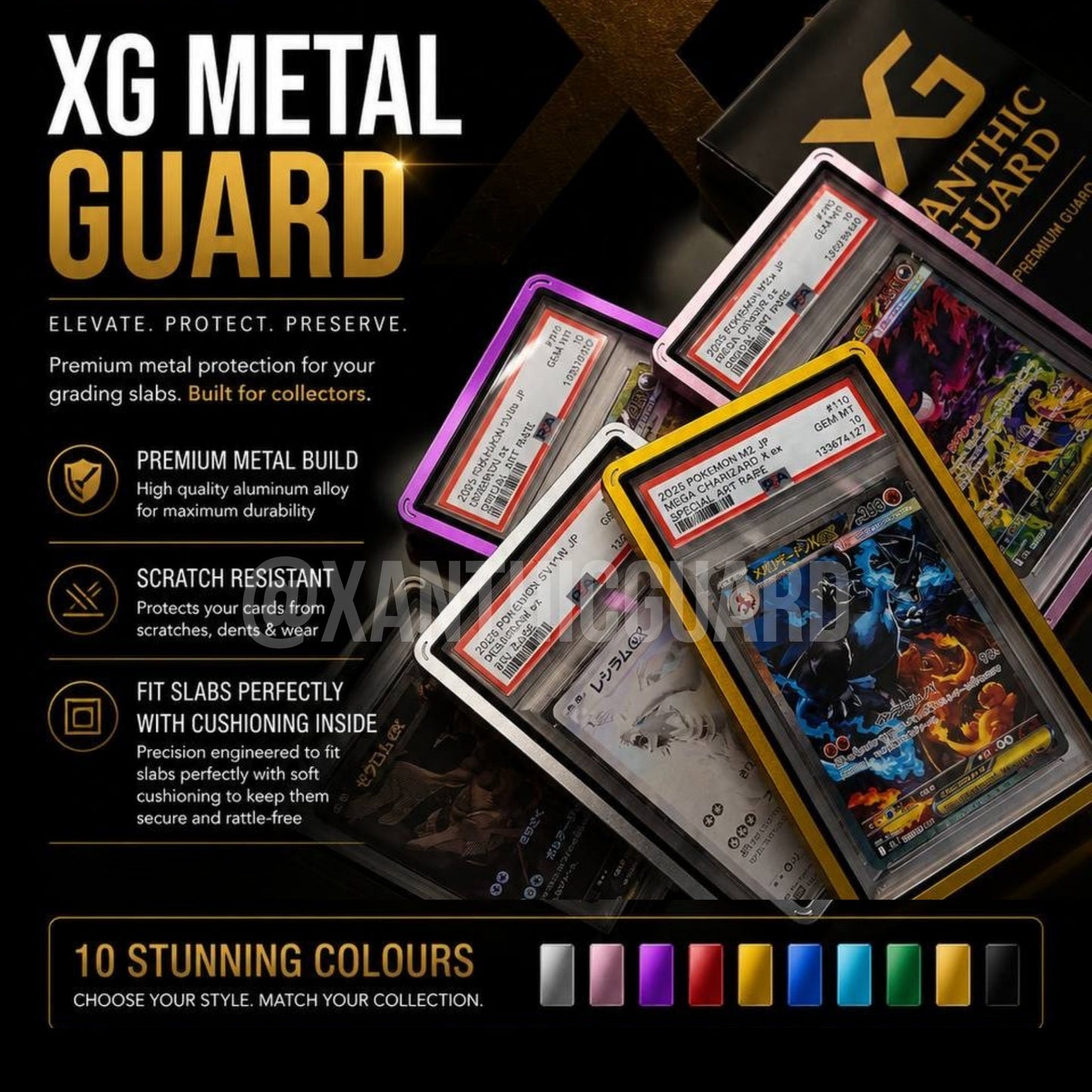 Xanthicguard Premium UV-Protected Metal Guard | PSA Slab Protection